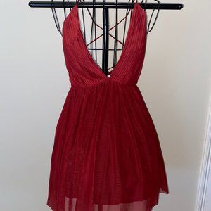 Tobi Maroon Mini Dress